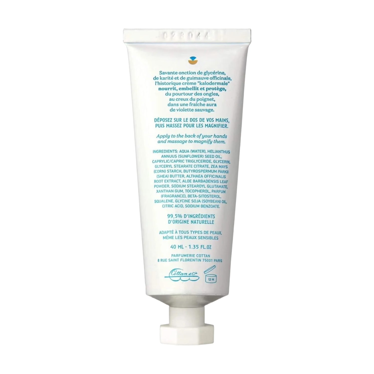 Crème pour les Mains Kalodermale - Soin Naturel 40 ml