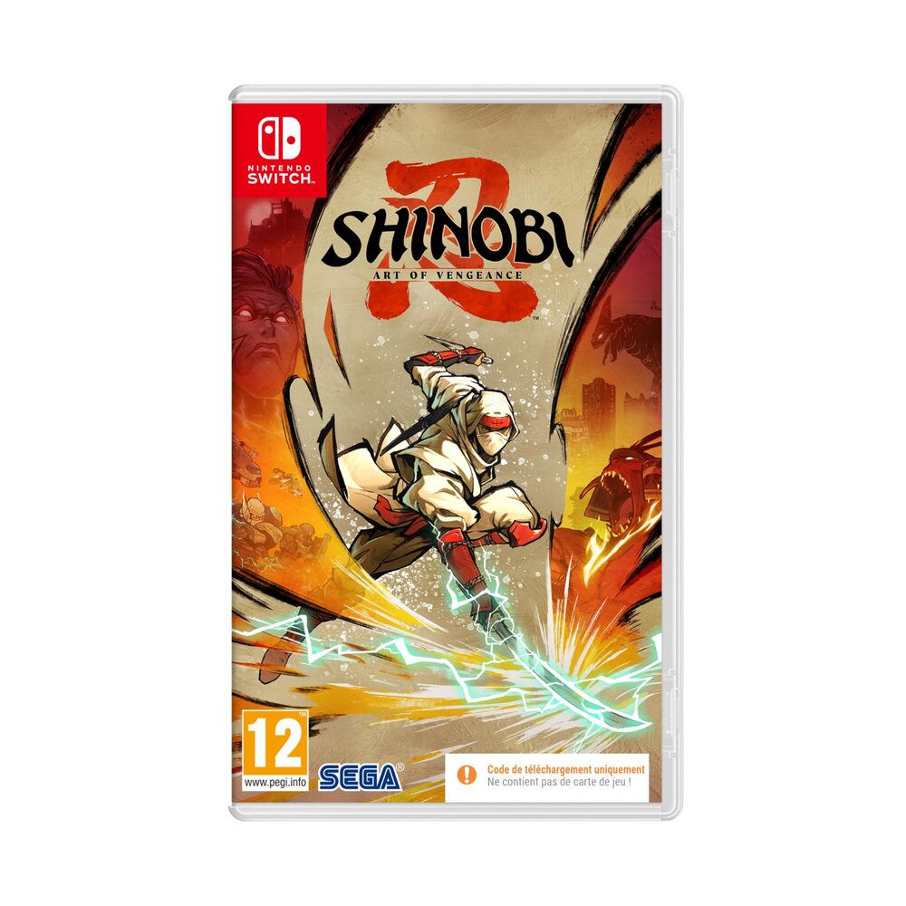 SEGA Shinobi: art of vengeance ciab - switch - version française