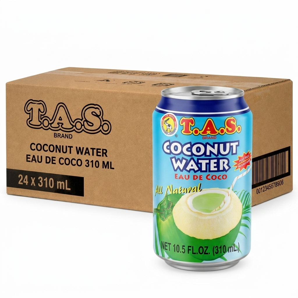 T.A.S. Eau de coco 24 x 310 ml (carton)