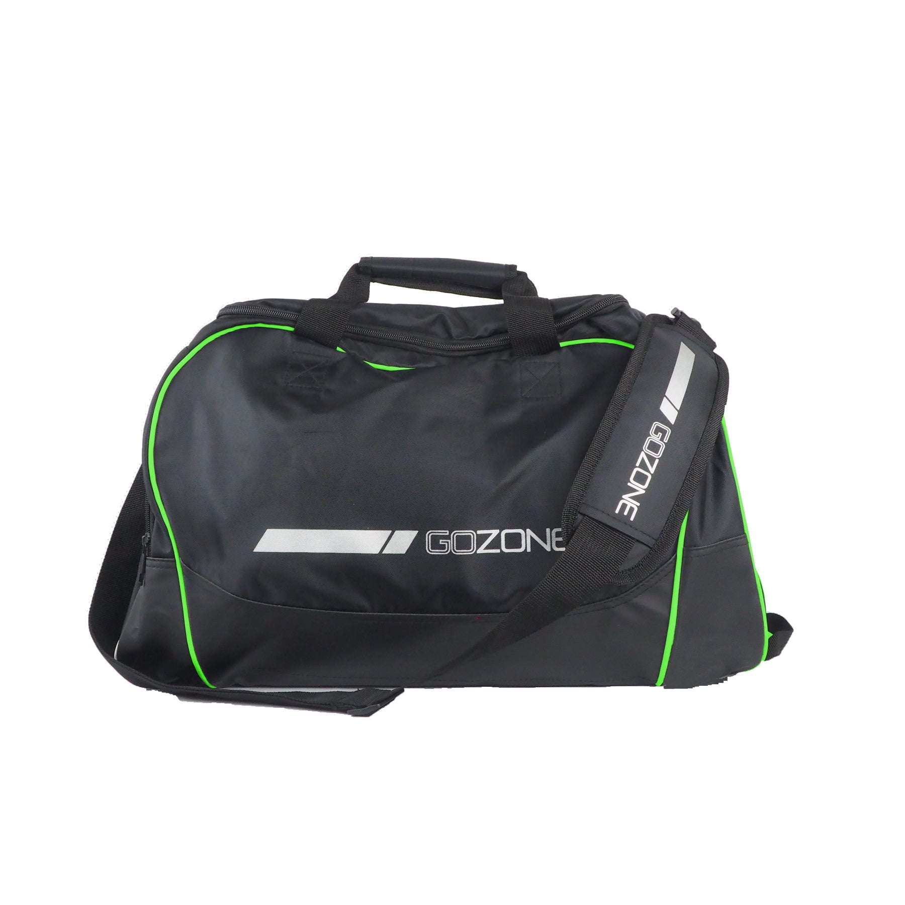 GoZone Sac de sport Pro, durable et léger, poches latérales à glissière, poche intérieure zippée, bretelle d’épaule rembourrée et réglable