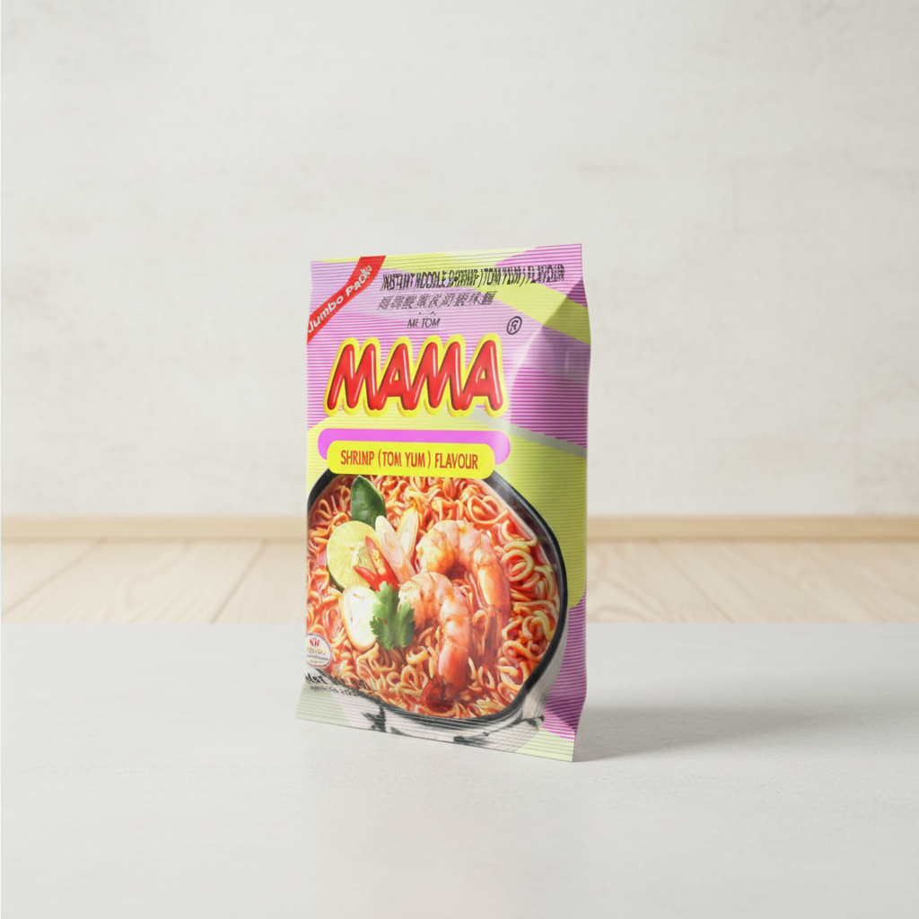 MAMA Tom Yum Nouilles instantanées saveur crevette - 90 g