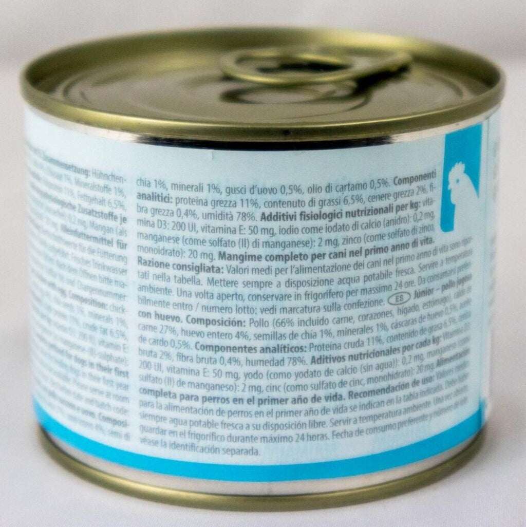 MjAMjAM Junior Nourriture humide pour chien poulet 200 g