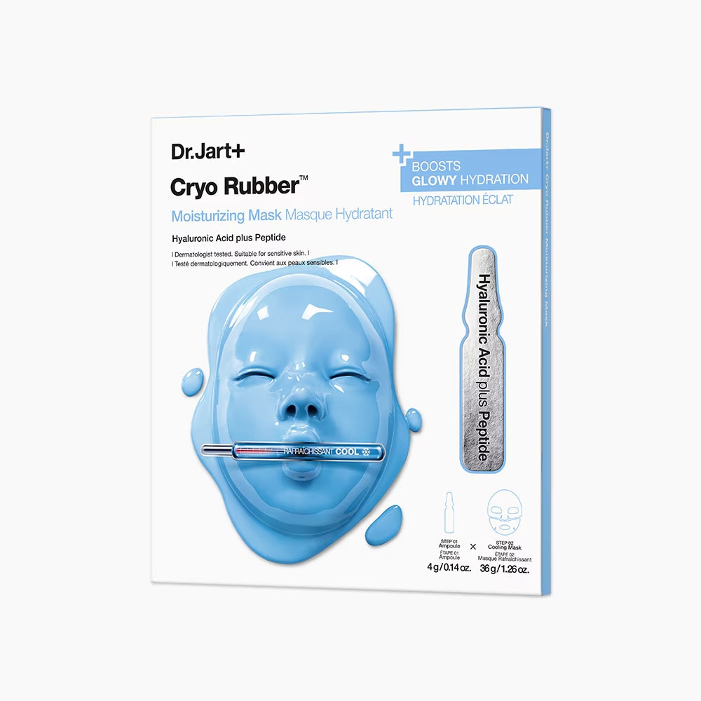 Dr.Jart+ Cryo Rubber Masque hydratant visage à l’acide hyaluronique - 4 g + 40 g