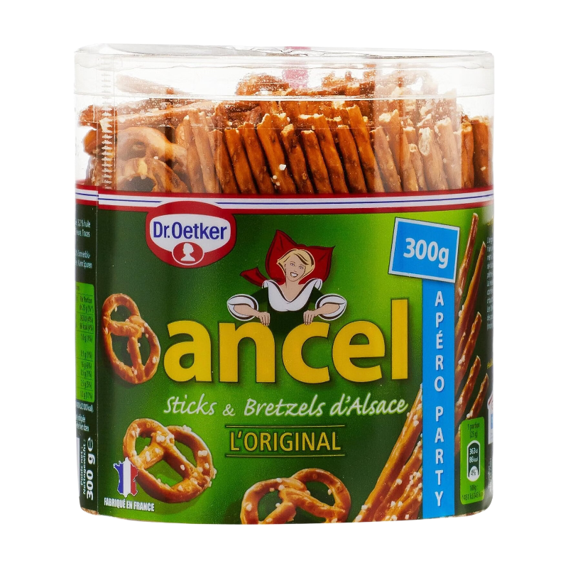 ANCel Alsace Bâtonnets de Bretzel Salés, 300 g