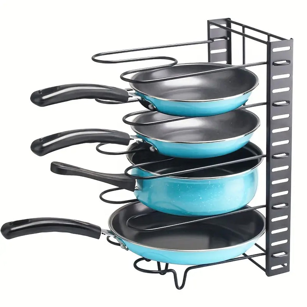 SRD Étagère de rangement à 8 niveaux pour cuisine en acier 4,5 mm