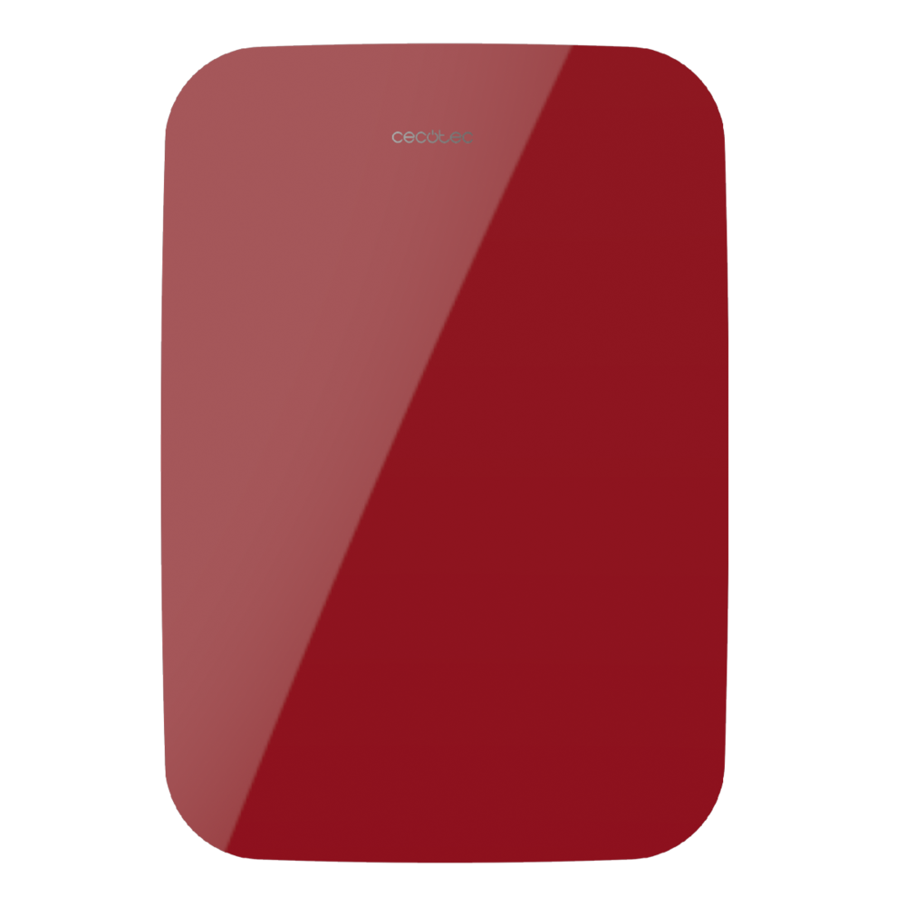 Cecotec Bolero MiniCooling Mini réfrigérateur 6 L (Rouge Río) - 12 V/220 V Rafraîchisseur et chauffe-boissons portable (5 °C-65 °C) pour voiture, camping-car, camping, chambre et bureau
