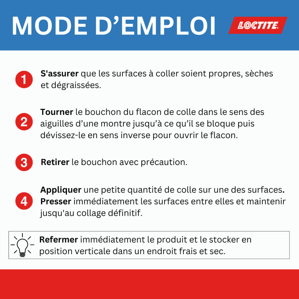 Loctite - Super Glue-3 Précision (flacon de 5 g) – Colle forte pour réparations précises – liquide tous matériaux – transparente à séchage rapide