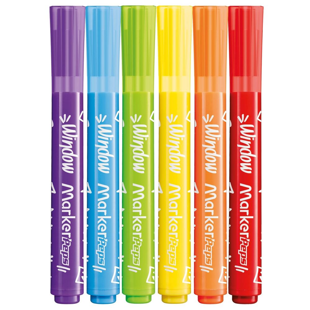 Maped Marqueurs en verre Markerpeps X6 + Chiffon BT Cart