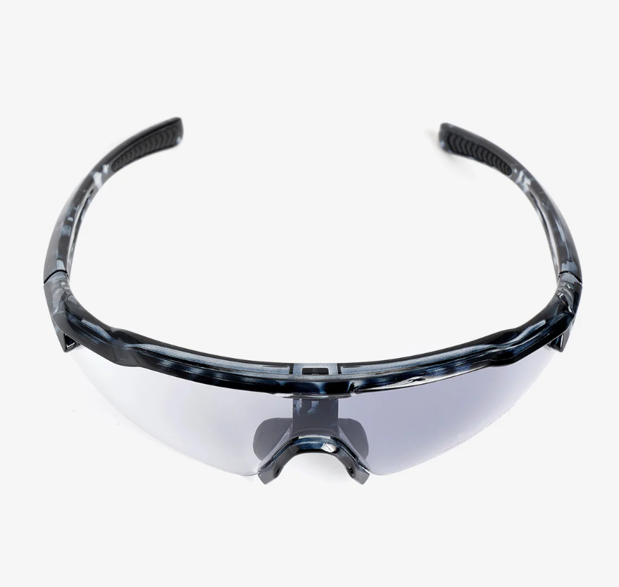 OutdoorMaster HAWK LT Lunettes de cyclisme photochromiques et polarisées Écaille