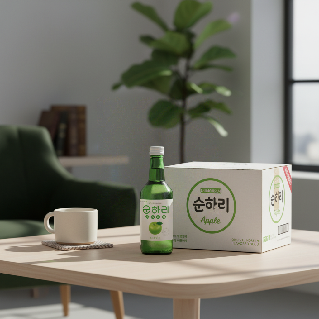 ChumChurum KR Soju Sunhari Pomme 12 % 20 x 350 ml