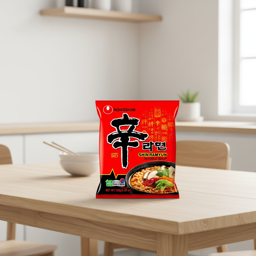 Nongshim Shin Ramyun Nouilles instantanées épicées - 120 g