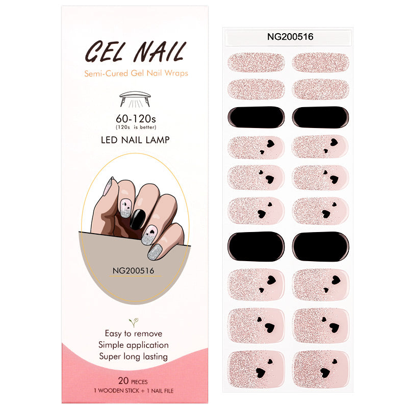 MeoMagic Accessoires Stickers à Ongles en Gel, 20 pcs Modèle N° 14-238