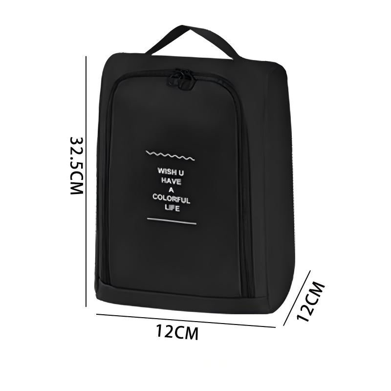Marque blanche, ensemble de 8 pièces de cubes de rangement de voyage, comprenant un sac à linge, imperméable, noir, adapté aux valises et aux sacs à dos