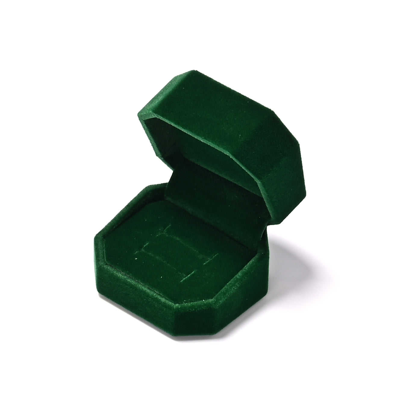 Oirlv Boîte à bague en velours Vert pierre précieuse Set de boîtes à bijoux de haute qualité Boîte pour boucle d'oreille