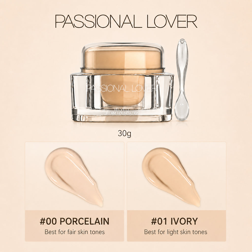 Passional Lover Fond de Teint Crème Invisible 00 Porcelaine 30 g