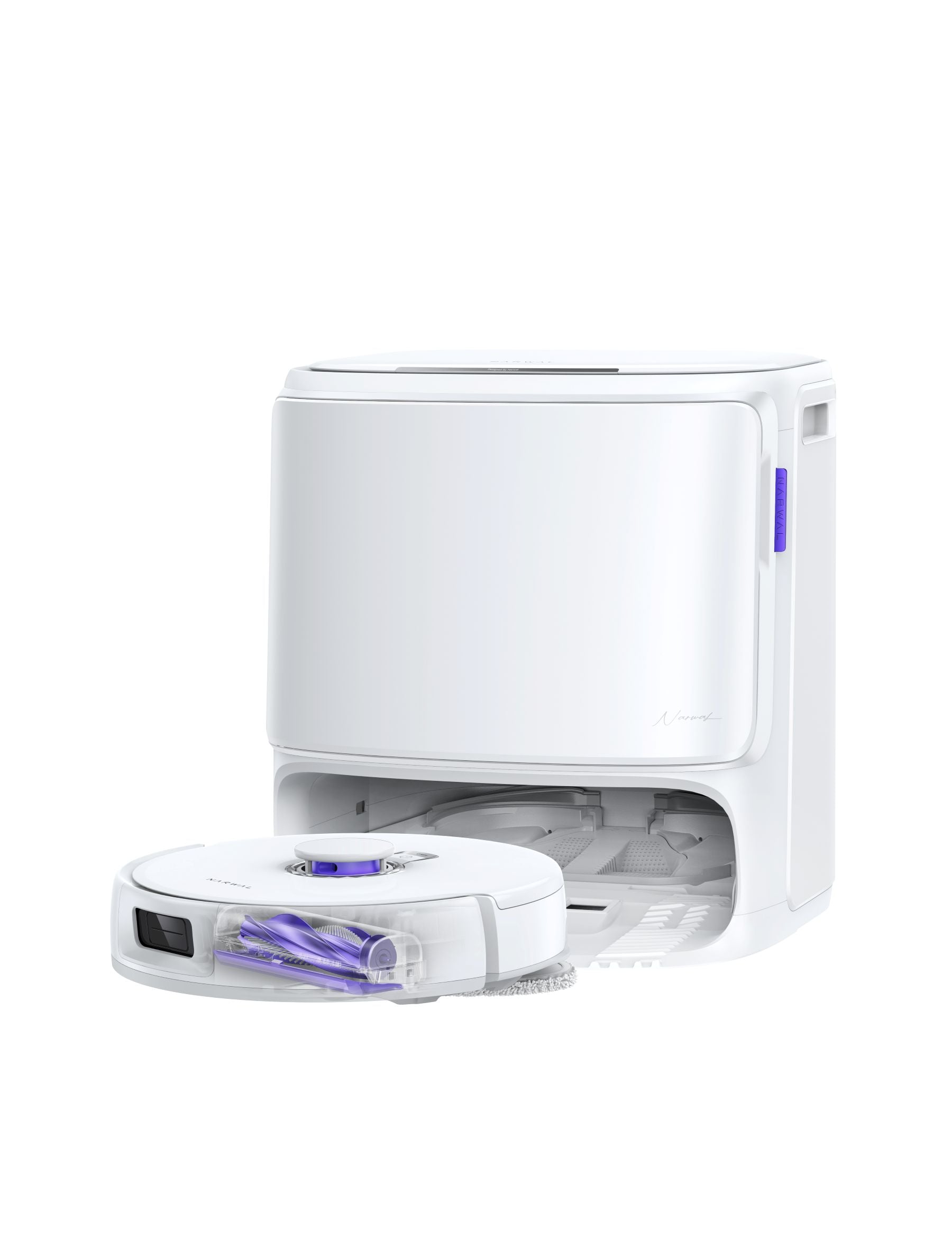 Narwal Freo Z10 Pro Robot aspirateur-laveur 18 500 Pa avec station d’auto-nettoyage - Blanc