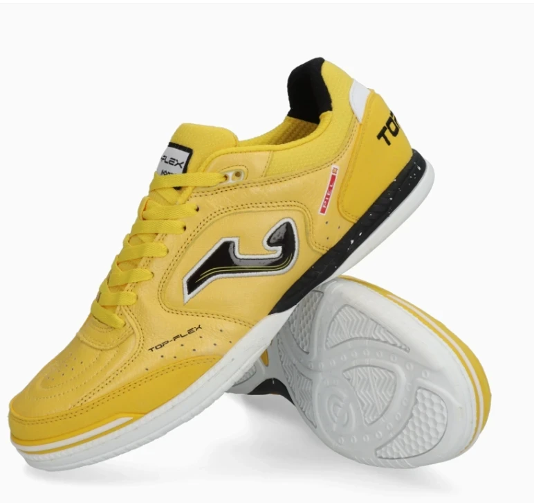 JOMA Chaussures de futsal Top Flex intérieures Jaune 43
