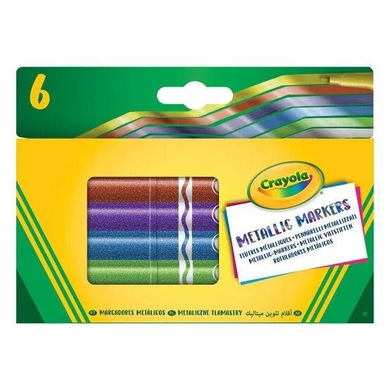 Crayola 6-Marqueurs métallisés