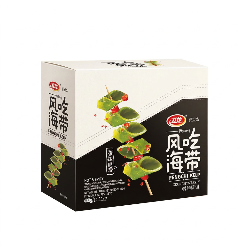 Wei Long Algues à Manger 400 g (Contient 20 Sachets)