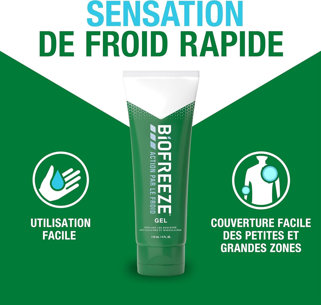 Biofreeze Gel Anti-Douleur Tube 118 ml