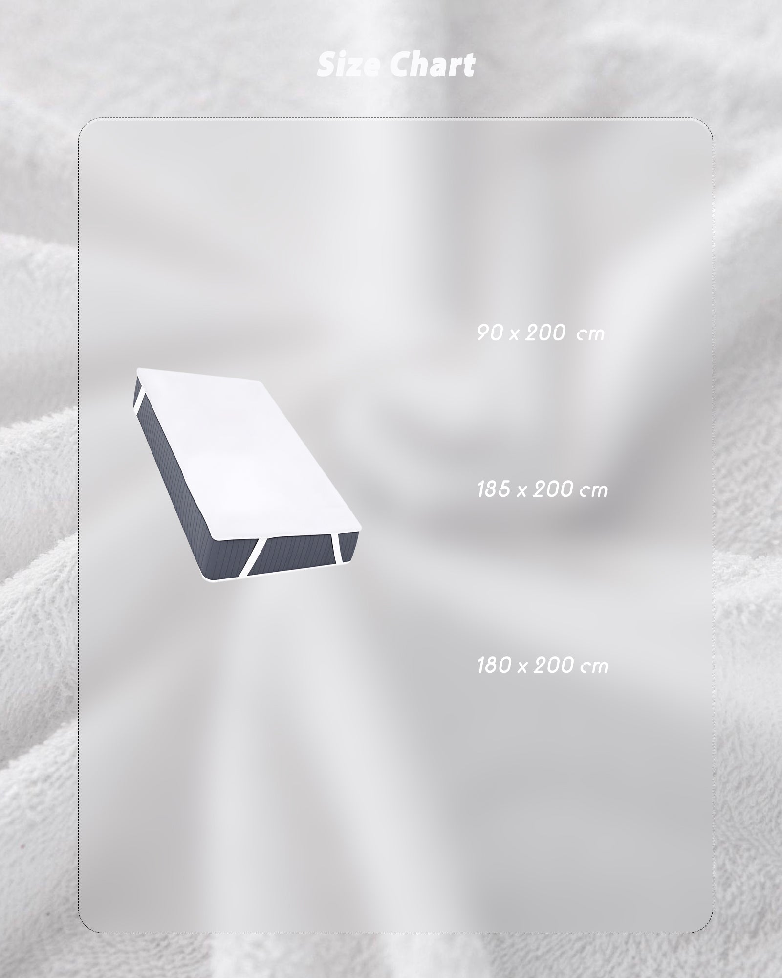 MENDALE Protège-matelas imperméable pour lit double compact, haut de gamme, avec 4 liens élastiques latéraux, s’adapte aux matelas jusqu’à 30 cm de profondeur, 90 x 200 cm