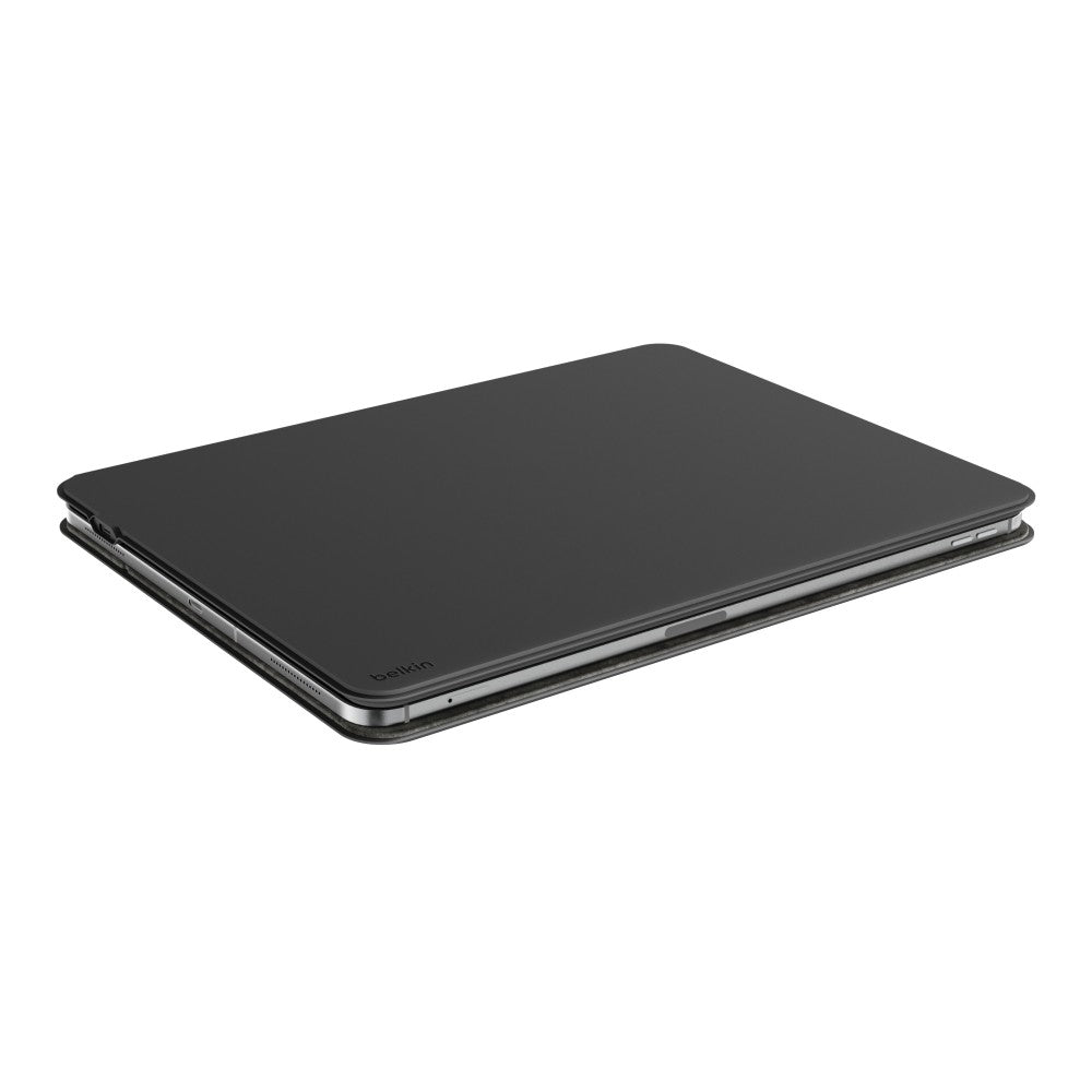 Belkin Pro Étui clavier pour iPad avec support magnétique, rétroéclairé, touches tactiles multipoints, compartiment pour Apple Pencil, clavier sans fil AZERTY pour iPad M4 Pro 13"