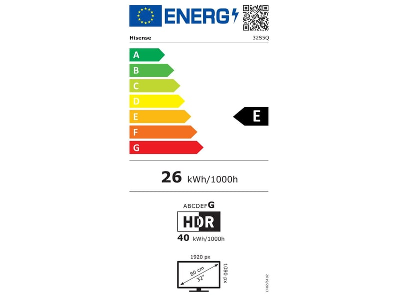 Hisense 32S5Q 2025 Téléviseur LED Connectée - 32 pouces