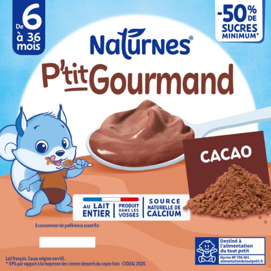 NESTLE P'tit gourmand cacao 4x100g