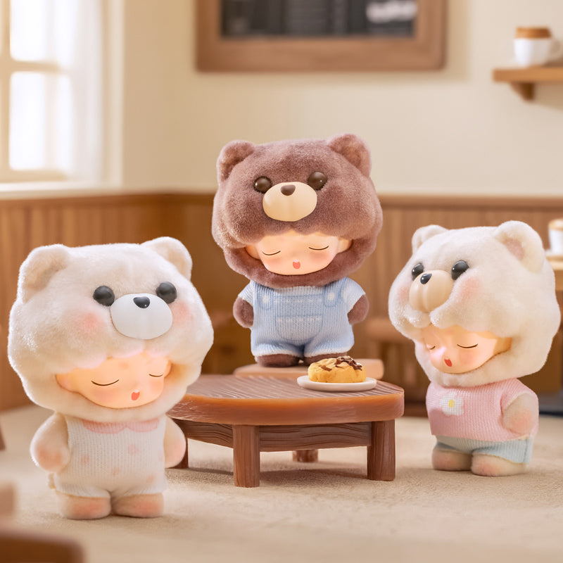 JOTOYS YUMO Boîte Mystère Mini Peluche Famille d'Animaux de Compagnie Dimensions de la Boîte Extérieure 685425355 Modèles 17