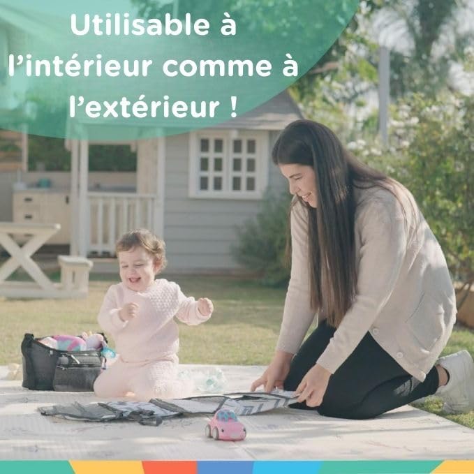 Nuby Tapis d'éveil réversible - Safari