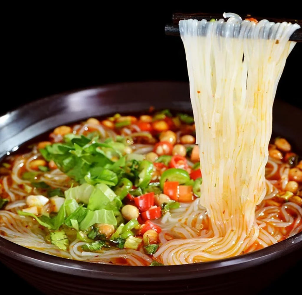 Bai Jia Vermicelles de Patate Douce Bol - Chaud et Épicé 105 g