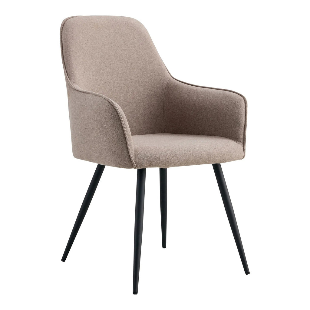House Nordic Harbo Chaise de salle à manger Pierre Pieds noirs HN1231