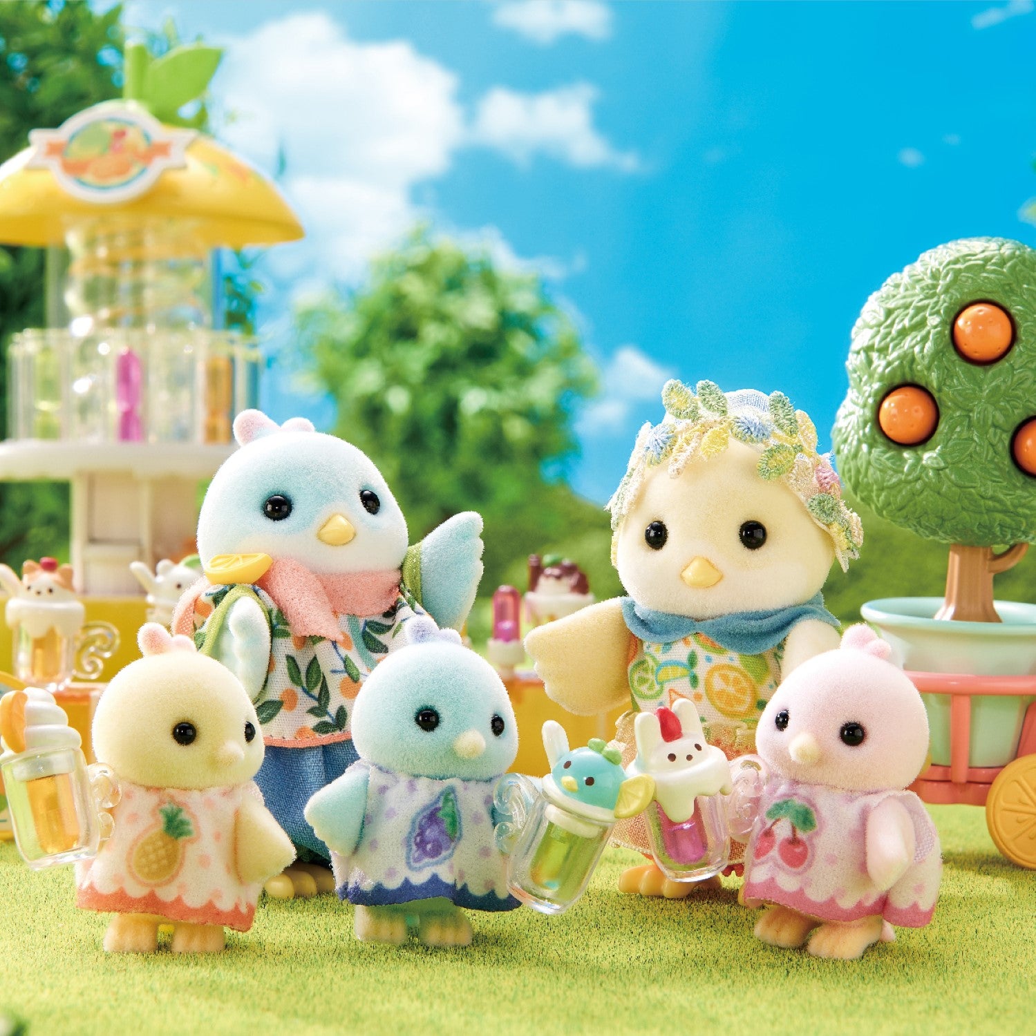 Sylvanian Families La famille Oiseau Citrus