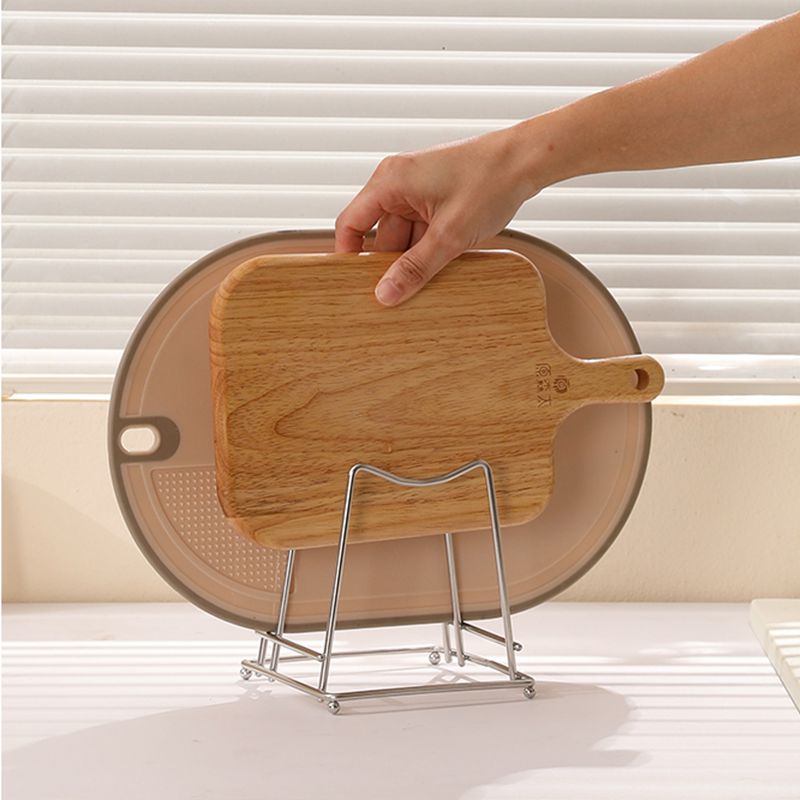 Maxcook Organisateur de couvercles de casseroles en acier inoxydable 304 - Porte-planche à découper - Organisateur pour casseroles et poêles - Couvercle de casserole pour sous-meuble - Plaque à biscuits - Ustensiles de pâtisserie - Plateau de service