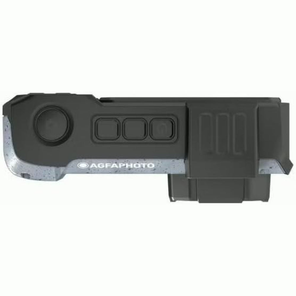 AgfaPhoto Appareil photo numérique compact étanche 24 MP, Zoom numérique 18, Double écran, Vidéo 4K, Noir