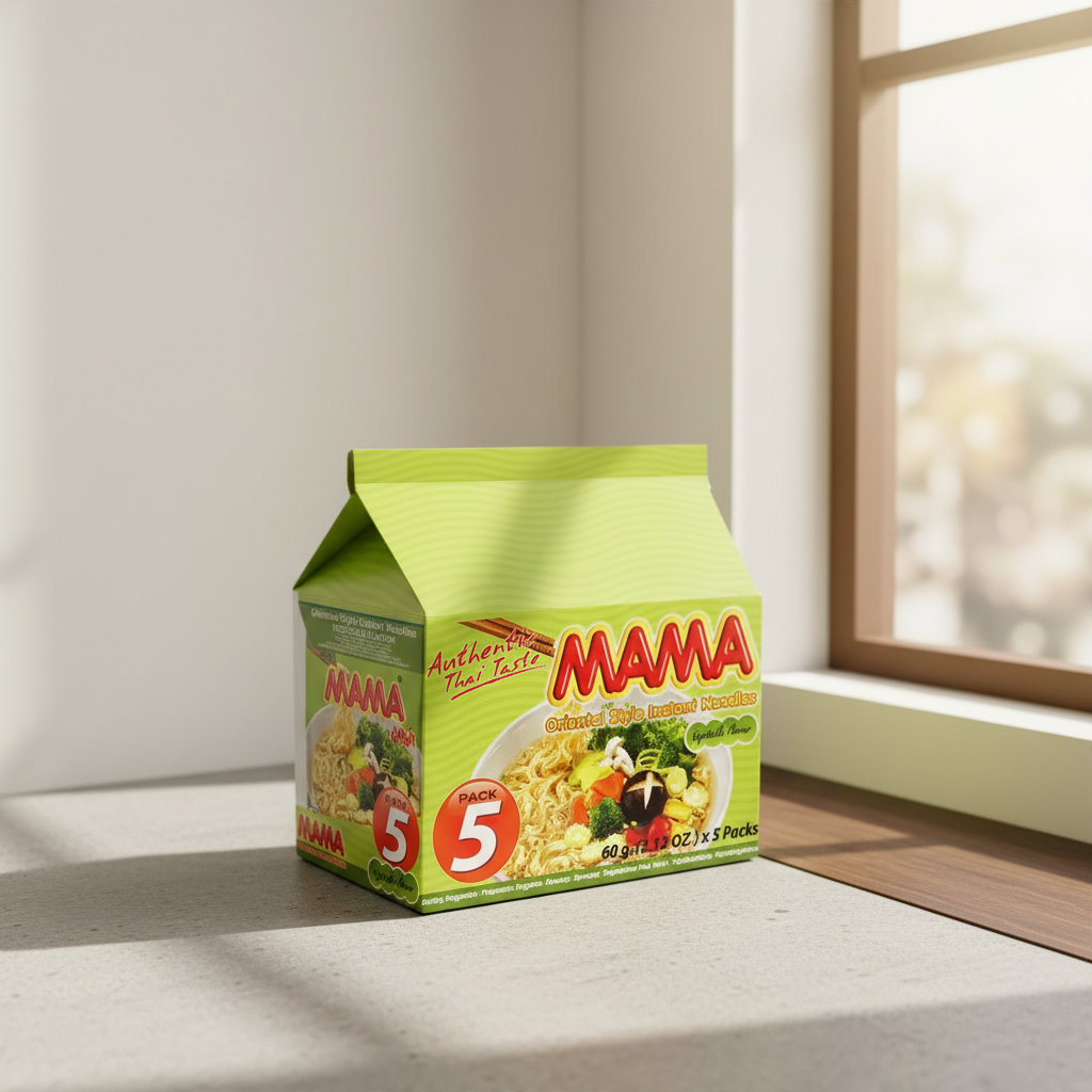 MAMA Nouilles instantanées saveur légumes - 5 x 60 g
