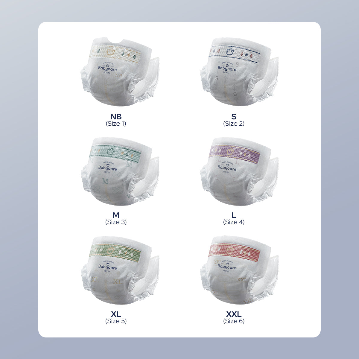 Bc Babycare Royal Couches Taille 5 (12-17 kg) Lot de 36
