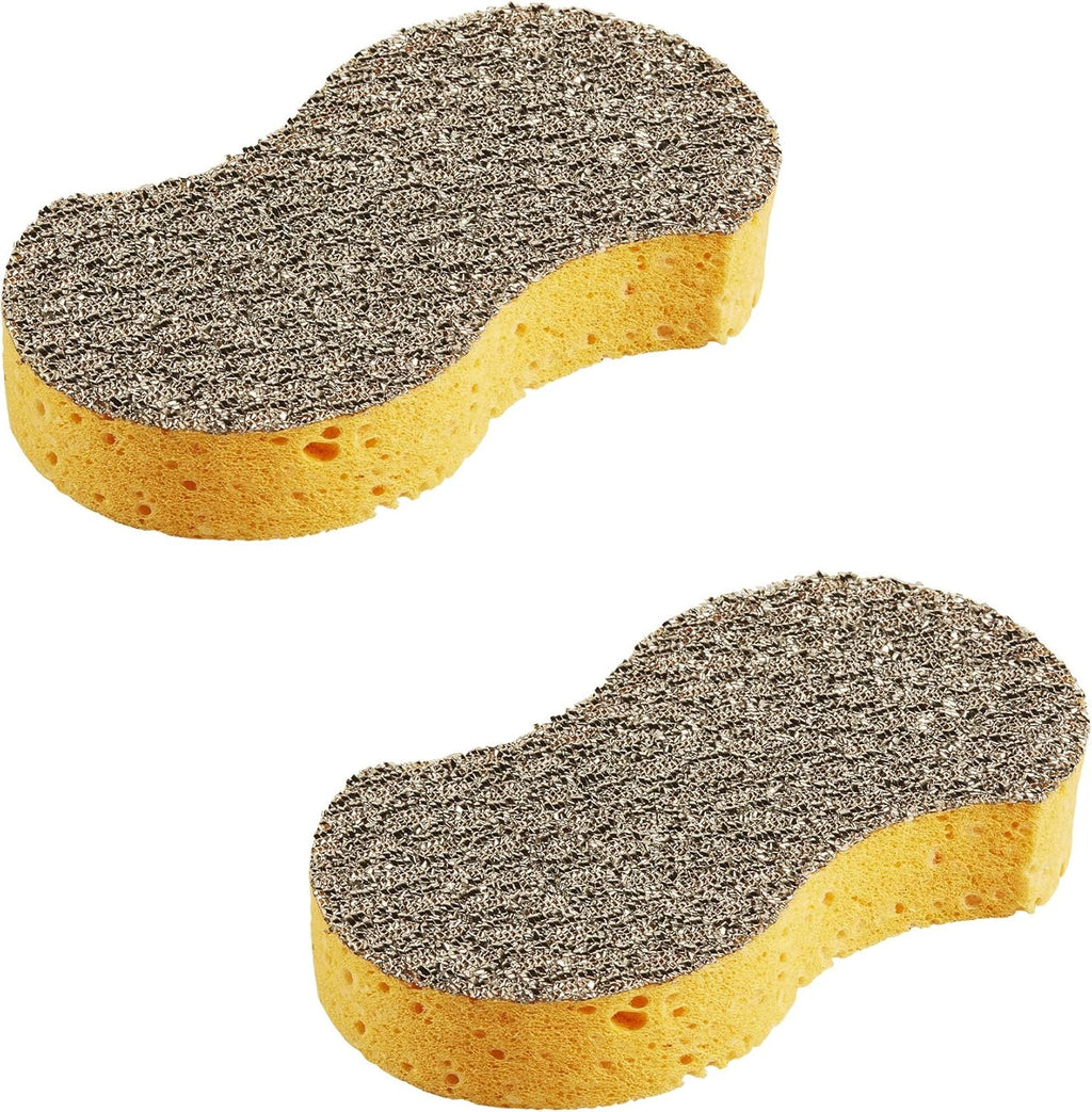Spontex Éponges à Récurer Anti-Rayures, Lot de 2
