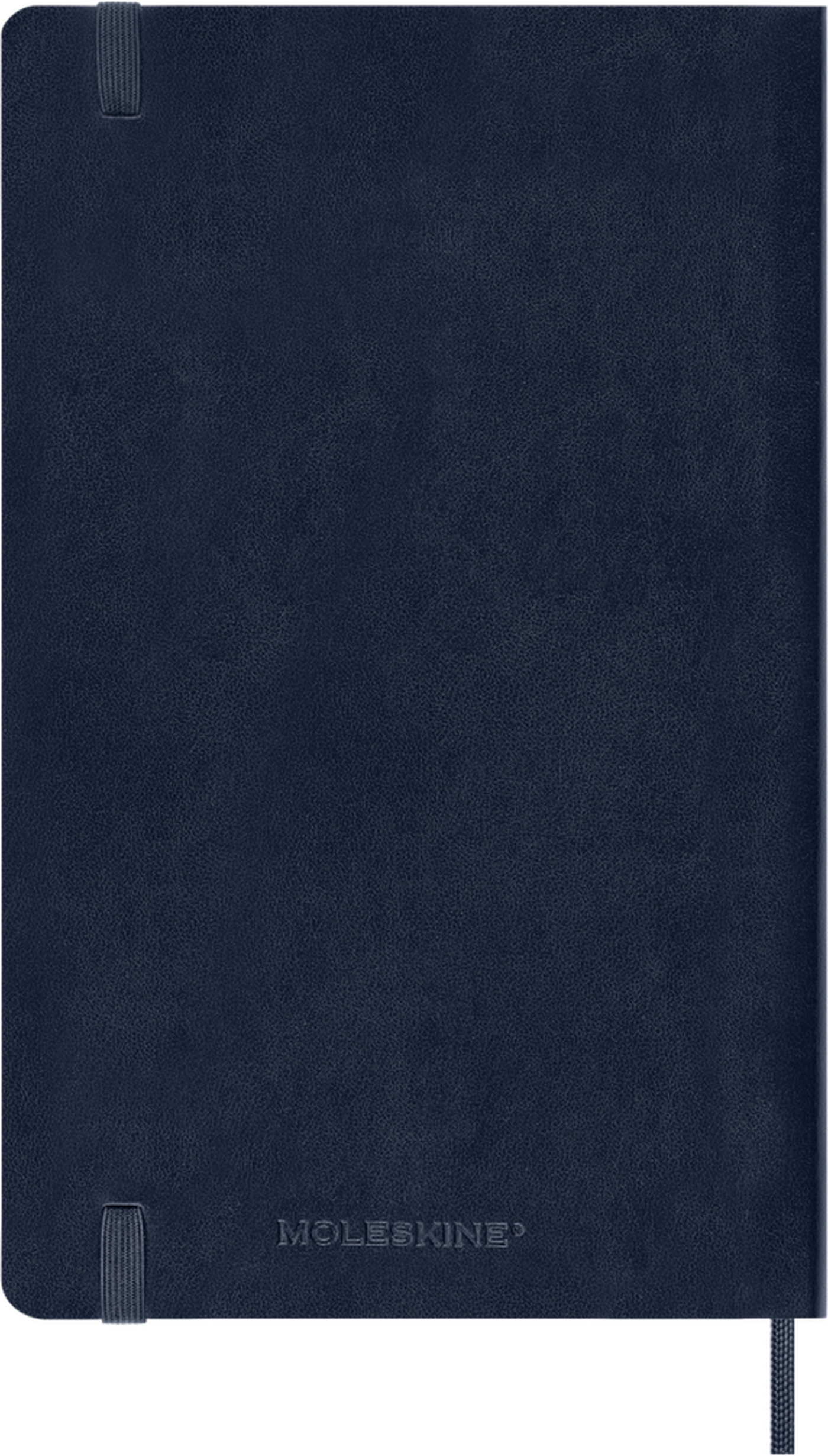 MOLESKINE agenda 12 mois journalier grand format souple bleu