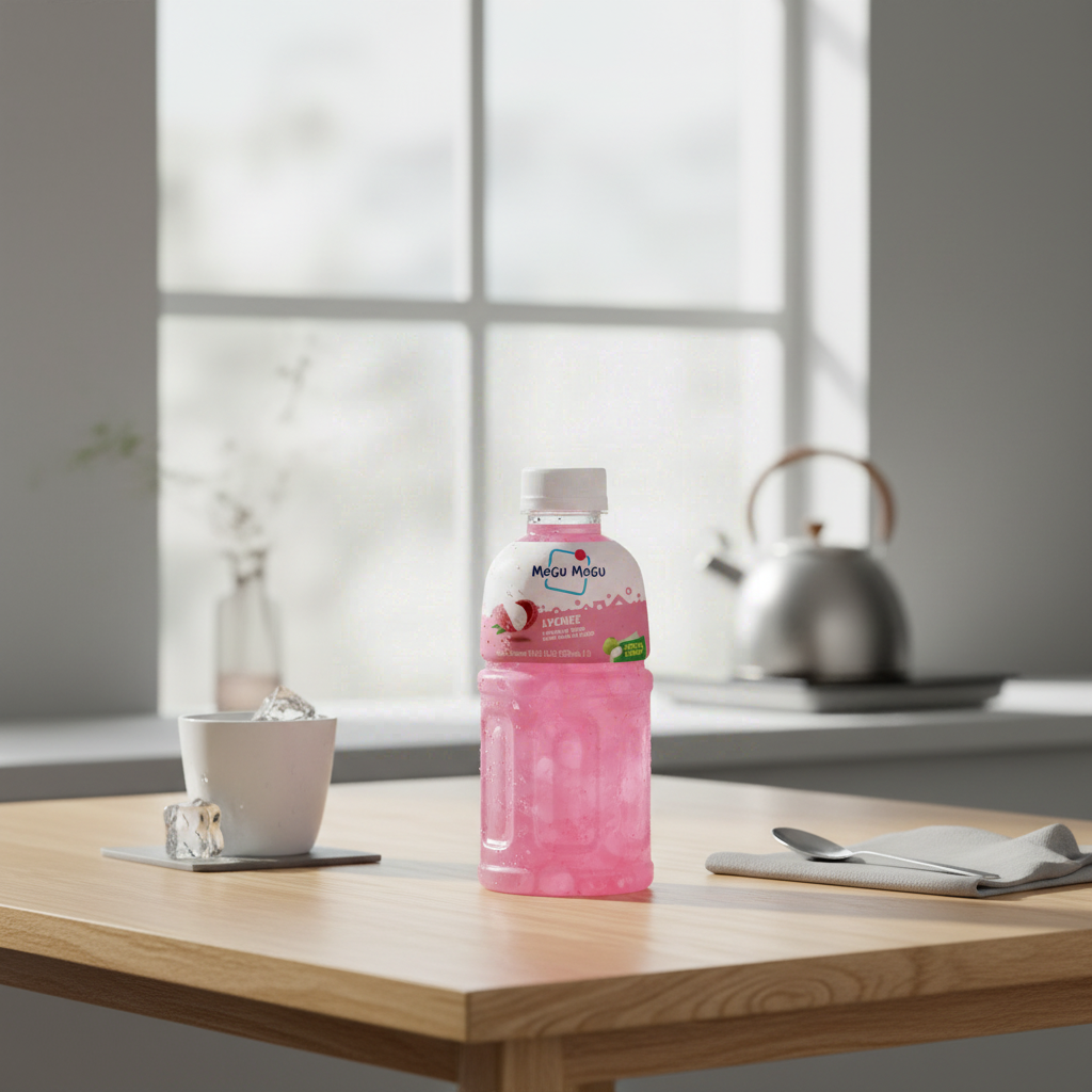 Mogu Mogu Boisson à la nata de coco saveur litchi - 320 ml