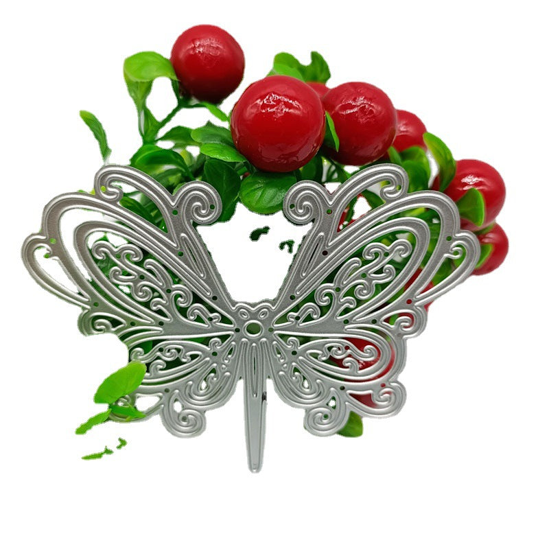 WhereHike Dies de découpe en métal Papillons, Pochoir pour scrapbooking, Outil de gaufrage, Cartes papier, Décoration d’album, Beaux papillons