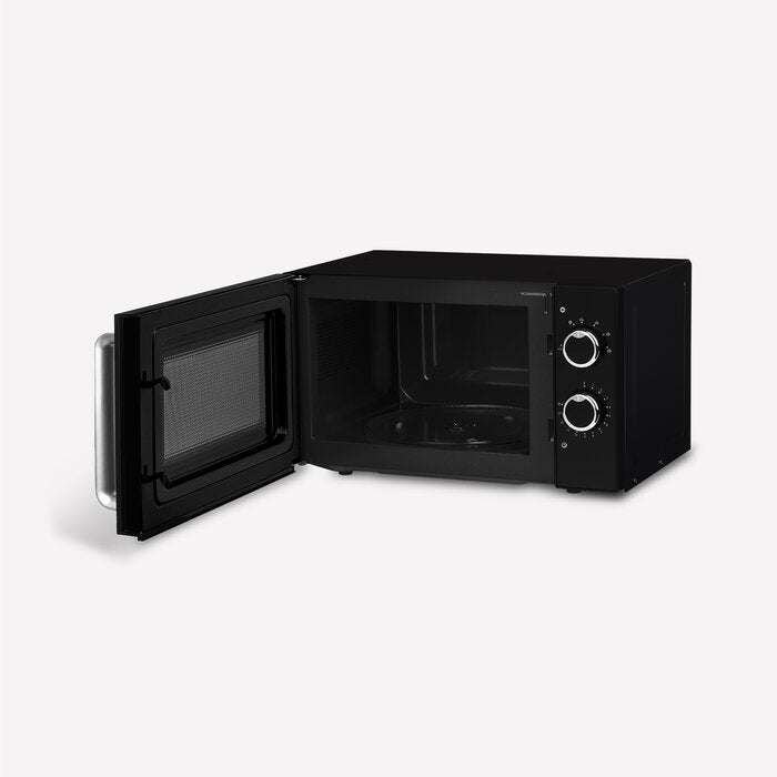 Hkoenig VIO8 Micro-ondes en pose libre - 700 W - Noir et acier inoxydable - 20 L