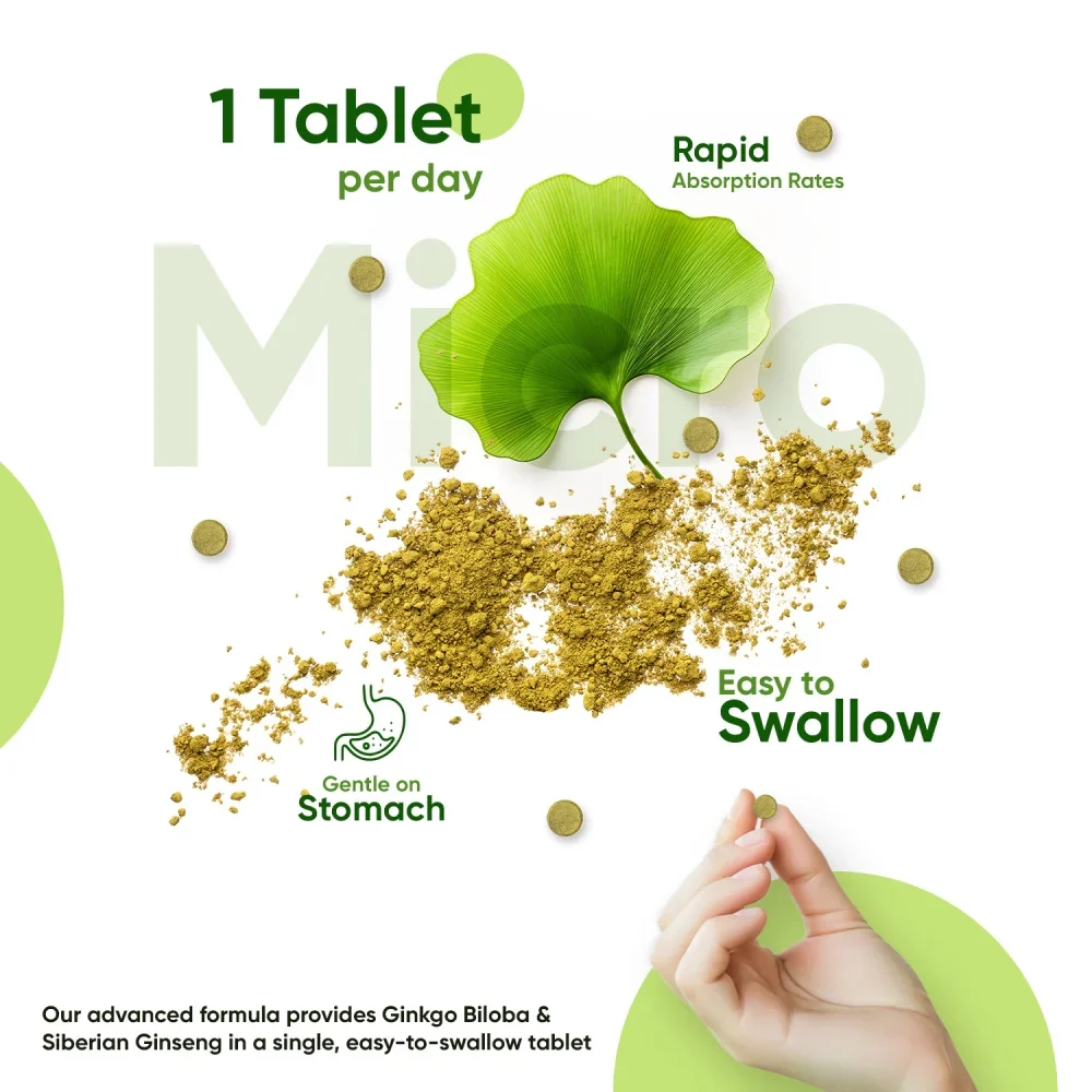 WeightWorld Complexe de Ginkgo Biloba 6600 mg - 365 comprimés