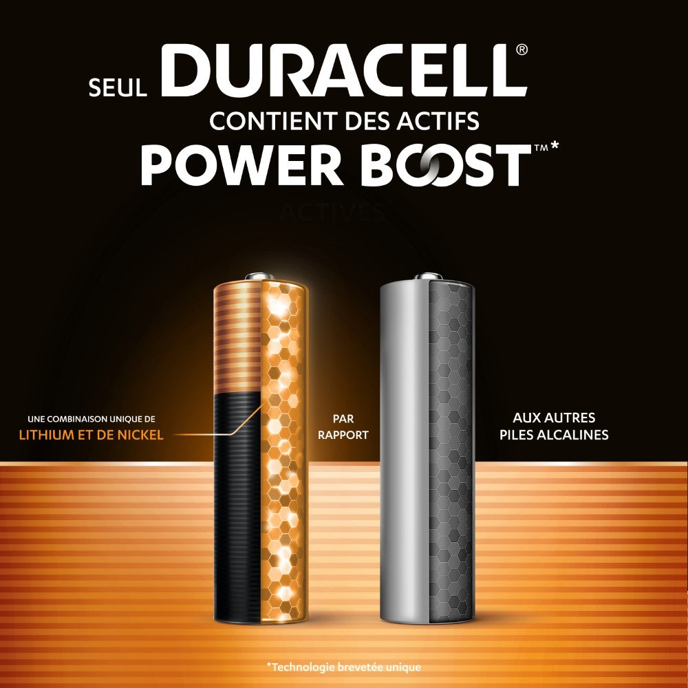 DURACELL Plus Lot de 18 piles AA alcalines 1,5 V, durent jusqu’à 150 % plus longtemps grâce aux Actifs POWER BOOST, fiables pour vos appareils du quotidien, emballage 0 % de plastique