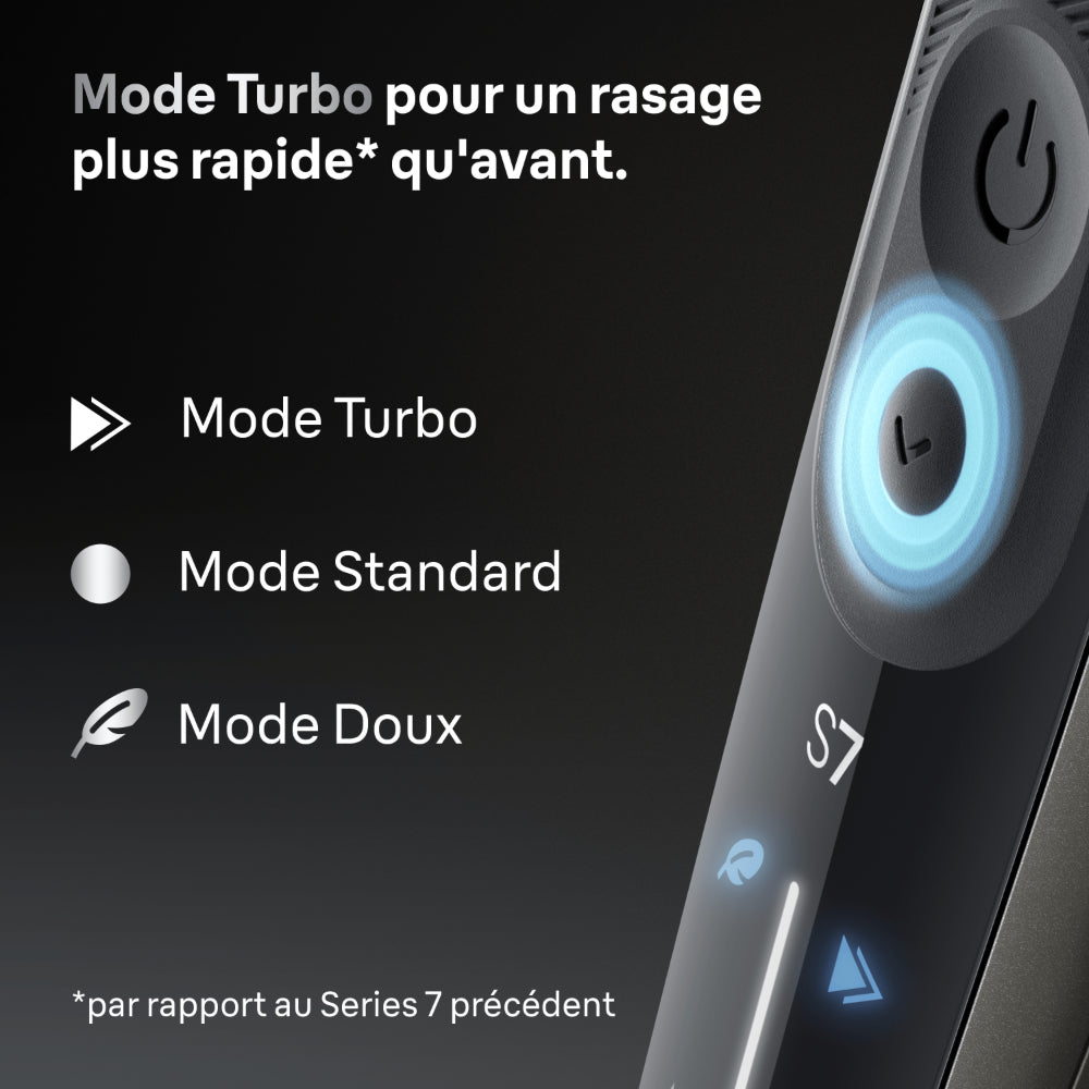BRAUN Série 7 72-C1200s Rasoir à technologie AutoSense de précision sur peau sèche ou humide