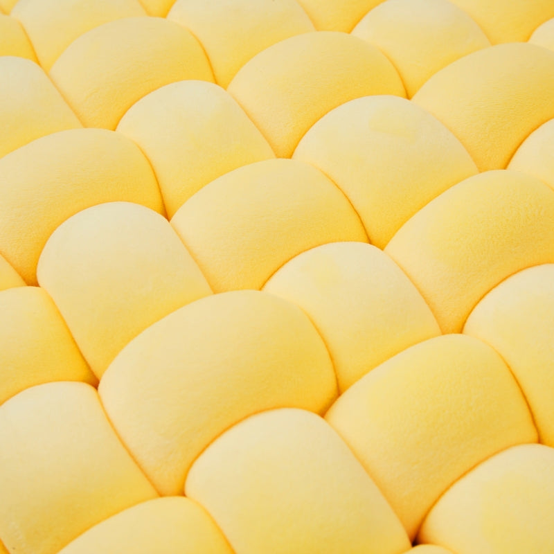 MEROPE, Coussin de Soutien Nœuds Polyester/Élasthanne, 40 cm, Jaune, 1 Pack