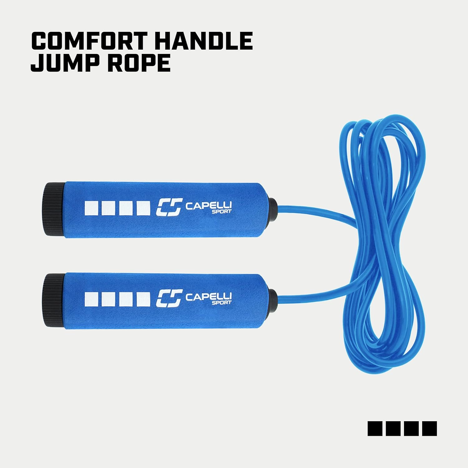 Corde à sauter de 9 pieds en PVC pour la condition physique cardio - Corde à sauter ajustable polyvalente pour femmes, hommes et enfants, corde à sauter rapide pour l'exercice, 9 pieds
