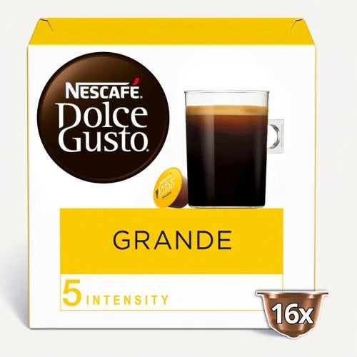 NESCAFÉ DOLCE GUSTO Grande Capsules de Café Moulu Torréfié, Lot de 16 Capsules