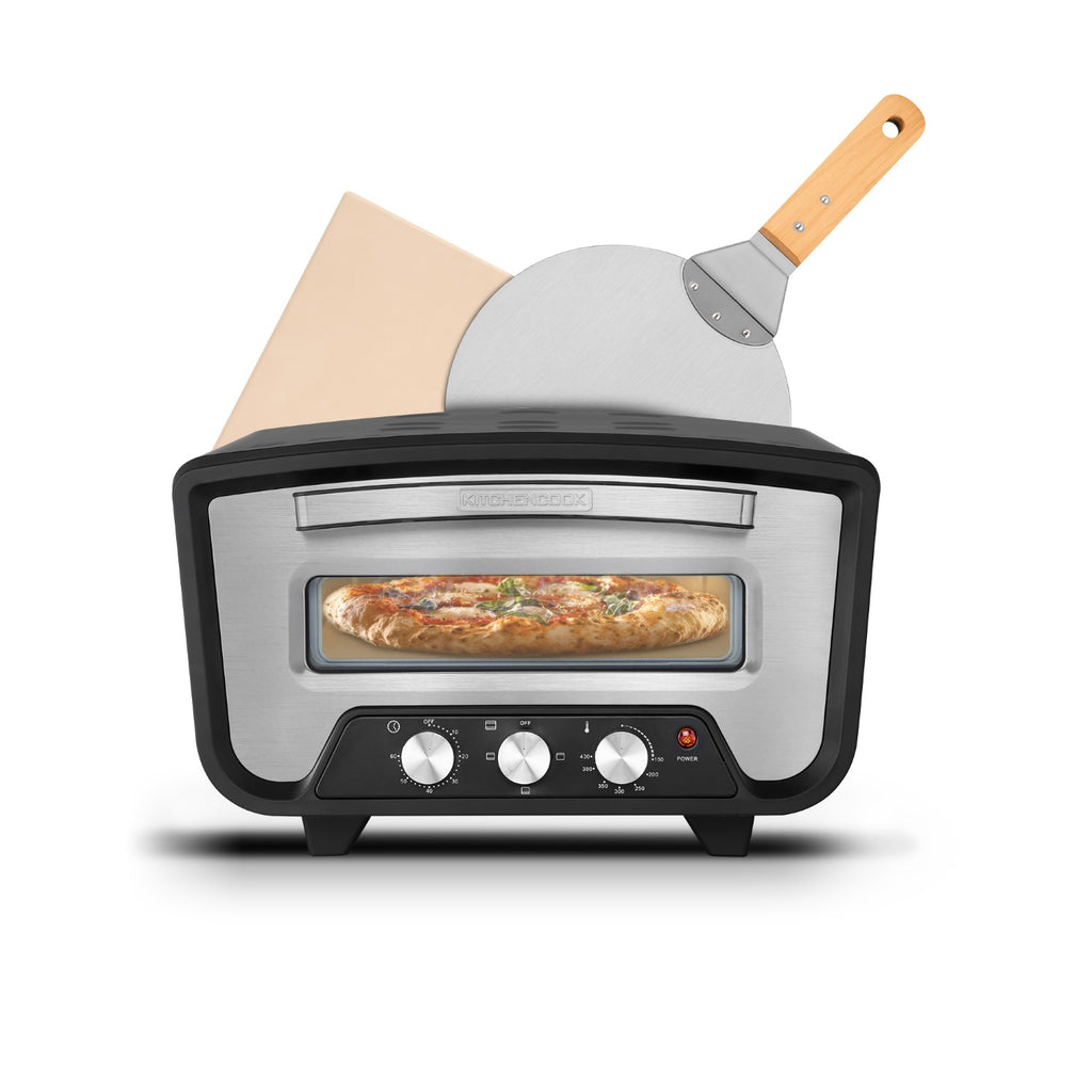 KitchenCook Four à pizza modèle K Pizza Lite, 430 °C, Cuisson express en 3 min, 2200 W