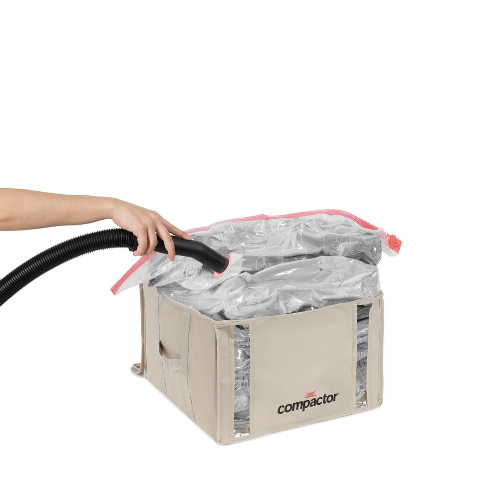 COMPACTOR Sac de Rangement sous Vide Taille M Beige